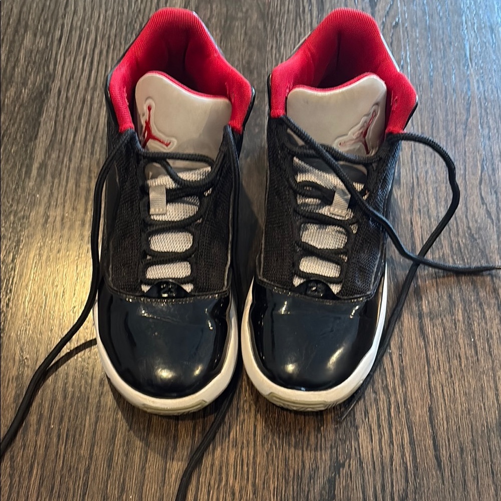 Kids Black and Red Sneakers